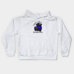 Toyota 4Runner Camp Vibes Let's Just Ignore the Work Week - Blue Kids Hoodie